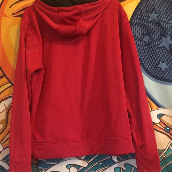 Sweatshirt in jersey black and red size LG - Picture 3 of 4